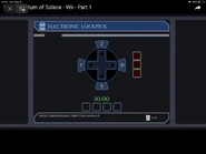 The Nintendo Wii’s version without the C902’s background for the C902’s Electronic Lockpick keypad mode
