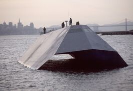 US Navy Sea Shadow stealth craft