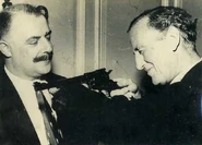 Geoffrey Boothroyd with Ian Fleming