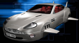 The V12 Vanquish in submersible mode from the console version of Nightfire (2002).