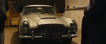 The Aston Martin DB5 (Reg: BMT 216A) makes a surprising return in Skyfall.