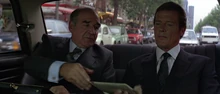 La scène où Bond est conduit par M au point de contrôle entre les secteurs américain et soviétique de Berlin comme elle est montrée dans le film.