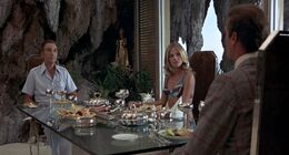 TMWTGG - Bond dines with Scaramanga and Goodnight