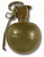 Real-life M-67 grenade.