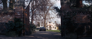 Front gate and driveway, as seen in On Her Majesty's Secret Service (1969).