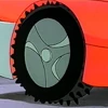 Spiked tyres (James Bond Jr.'s car)