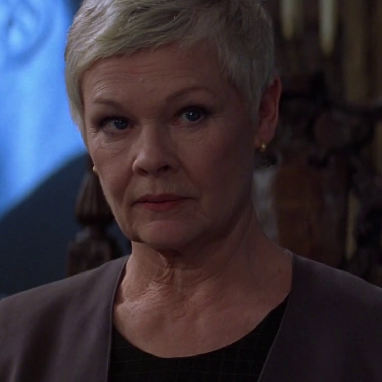 M Judi Dench Classic Film Continuity James Bond Wiki Fandom