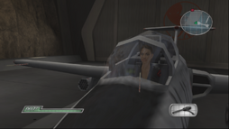 Adara in the cockpit that subsequently becomes her tomb.