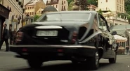 Rear view of the Daimler in 'Casino Royale'.