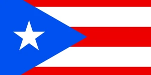The flag of Puerto Rico