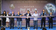 The ribbon cutting ceremony in Taipei