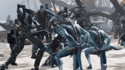 A deleted scene of the clan being beaten.