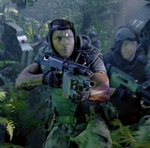 Fike during the battle between the RDA and Na'vi.