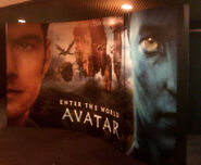 Theater lobby banner