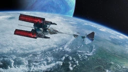 The Interstellar Vehicle Venture Star.