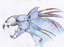 Thanator drawing by James Cameron