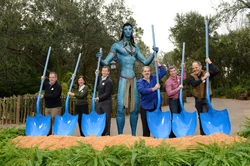 Groundbreaking ceremony for Avatar Land