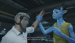 Aha'ri holding Mercer