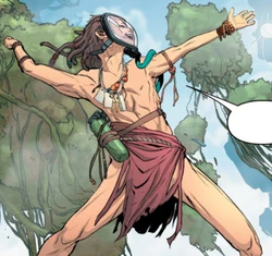 Spider enjoying Lo'ak's Iknimaya.