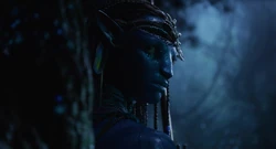 Neytiri threatening to kill Quaritch again as many times as necessary.