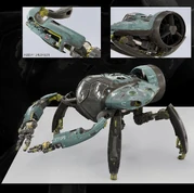 Crabsuit with Rotary Speargun Details