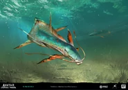 The ArtStation concept image for the Octofin Fish.