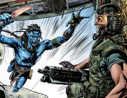 So'lek attacks the samson