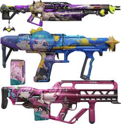 The anime girl guns.