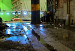 New Zealand set for the Earth alley.