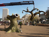 Tree construction © Tom Hall for Event Magazine