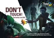 A poster designed to make the children fear Pandora