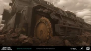 Tracks of the ship