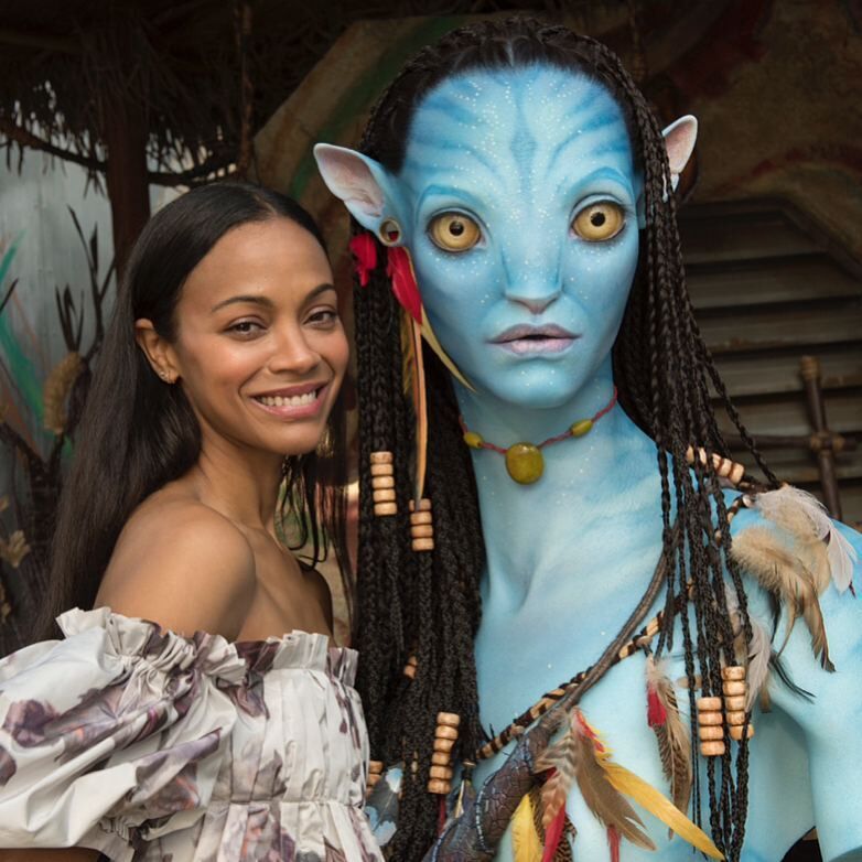 zoe saldana avatar filming