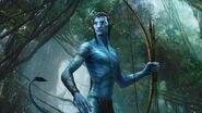 Jake on the Na'vi side in Avatar: Pandora Rising