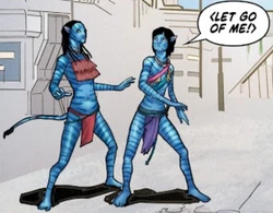 Kiri angrily shouting at her mother for taking her away from Spider.