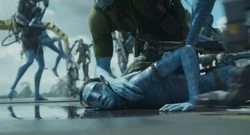 Lo'ak being arrested