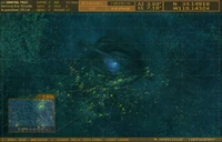 An RDA orbital image of Jake Sully's Na'vi forces gathering around the Tree of Souls, just prior to the battle.