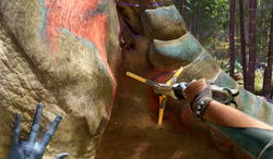 The player saving a poached animal
