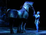 Entu with a direhorse.