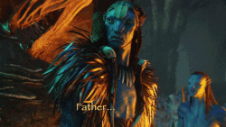 Neytiri greets Eytukan