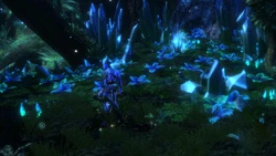 An unobtanium shard in Willowglade