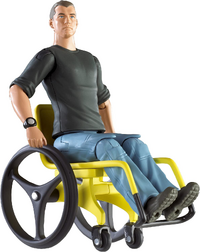 Jake wheelchair doll