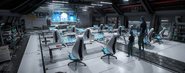 Classroom concept art by Robin Tran