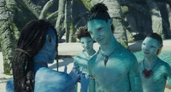 Aonung taunting Lo'ak.