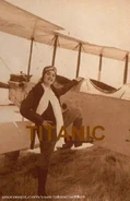 Rose in a photo next to an airplane possibly 1920's. Seen at the end of the film.