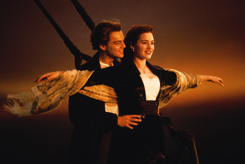 Scen från filmen Titanic