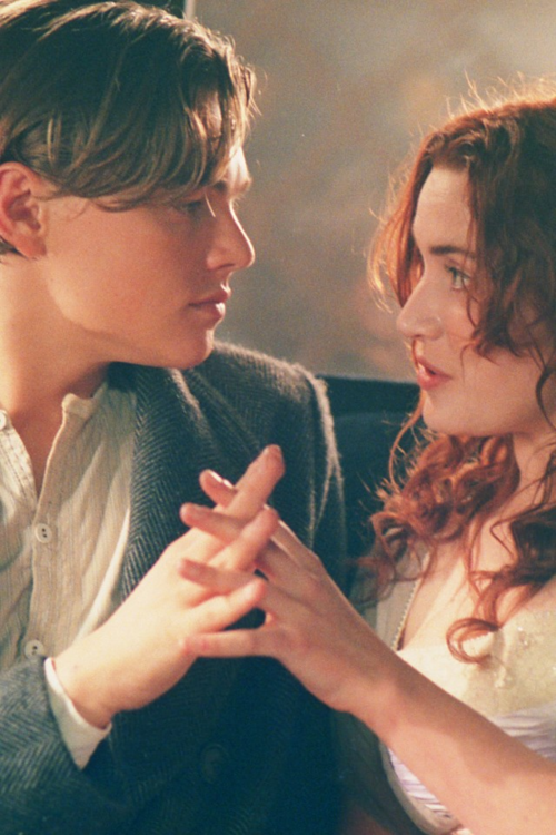 Romantic Scene from Titanic Movie
