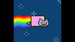 Scary Pop Up Nyan Cat Jamesemirzianwaldementersoftwareonwikia Wikia Fandom - nyan cat roblox id loud