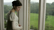 Felicity Jones as Catherine Morland. Catherine at Northanger Abbey.