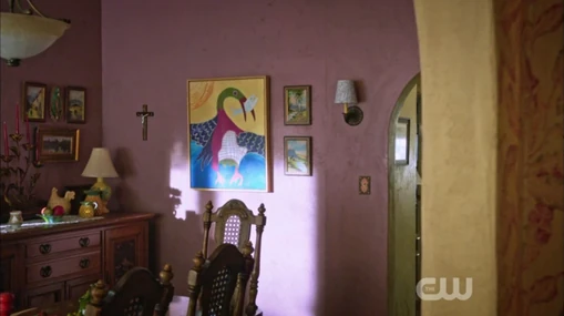 Part of the dining room